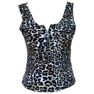 Leopard Print Tank Top